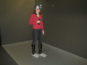 Testing the 3D model in an immersive 3 sides VR System at LESC–KIT